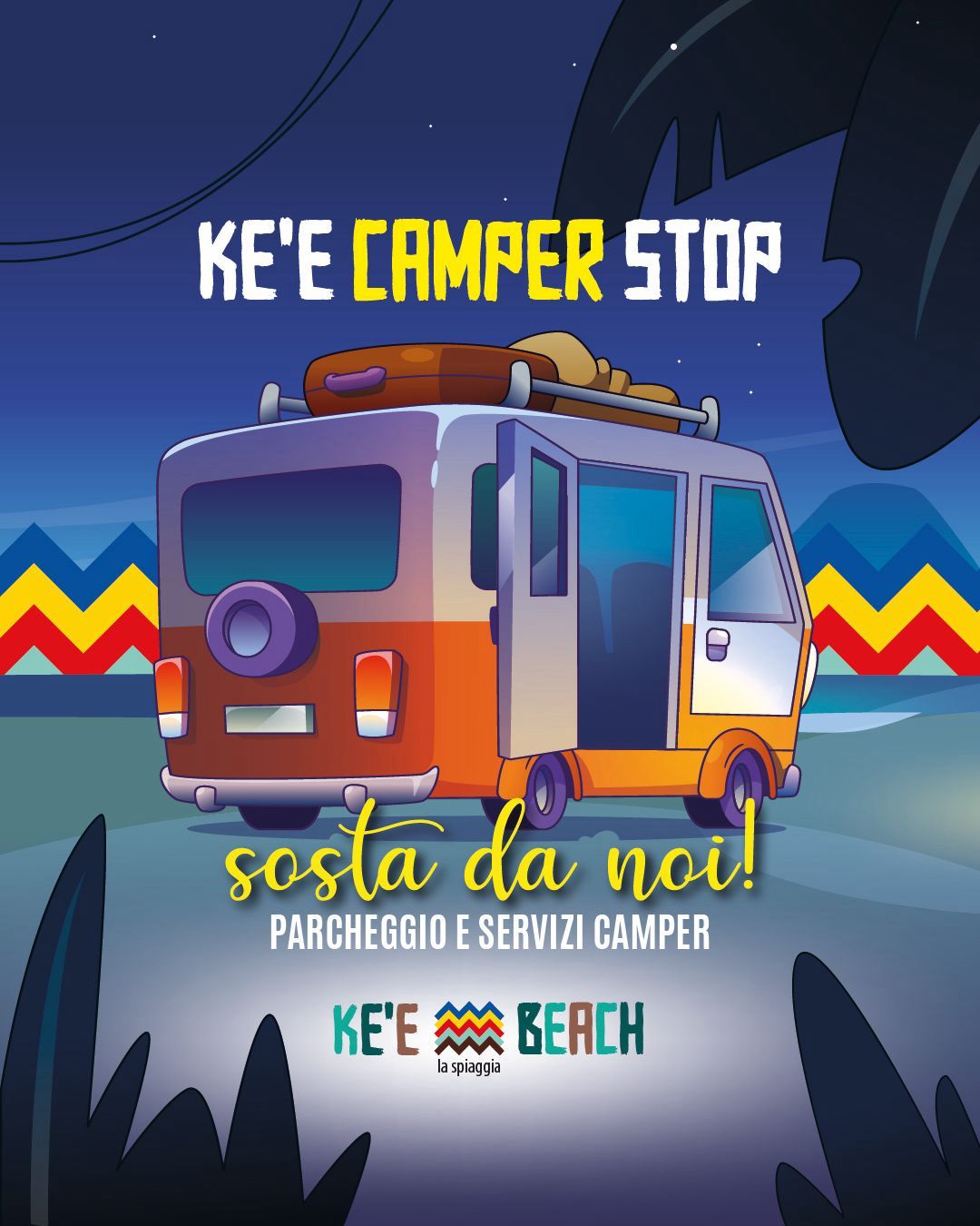 camper stop kee beach